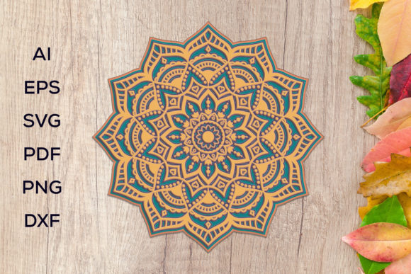 Download 3D Layered Mandala Art &ndash; SVG - Mandala Collection