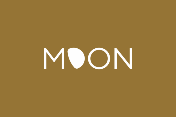 Download Moon Logo with Typography Design - Sign Collection