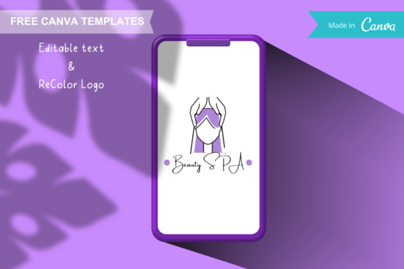 Download Canva Logo Templates - Head Relaxing - Relaxing Collection