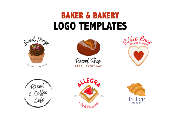 Download Baker and Bakery Logo Templates - Premium Resources