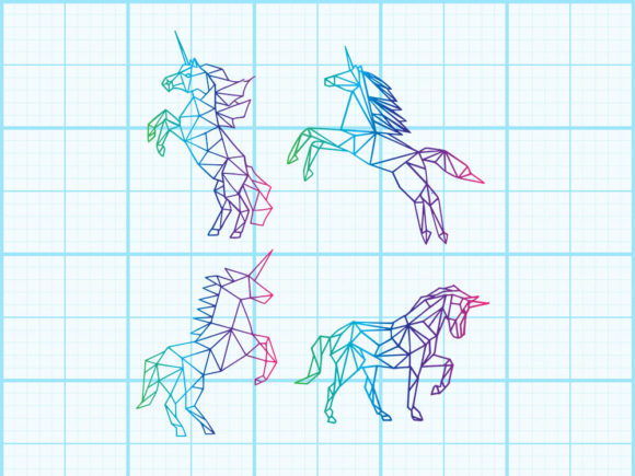 Download Unicorn Geometrical Design - Sign Collection