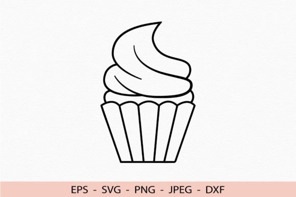 Download Cupcake Logo Svg Baker Dxf Cricut - Premium Resources