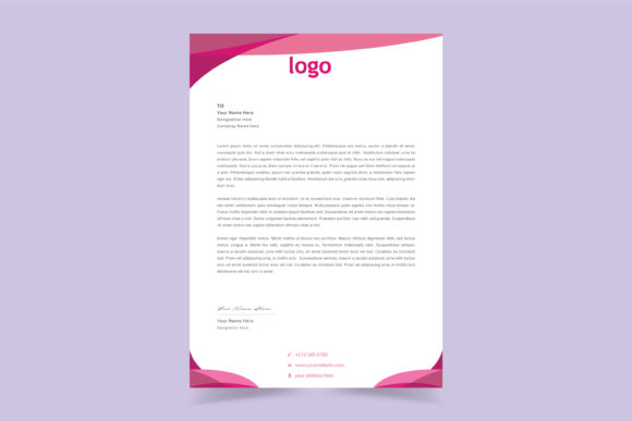 Download Letter Head Template Design - Sign Collection