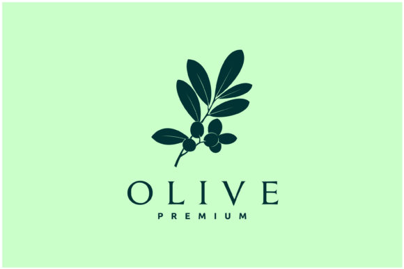 Download Olive Tree Minimalist Logo Design Vector - Sign Collection