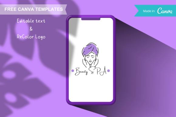 Download Canva Logo Templates - Face Relaxing - Relaxing Collection