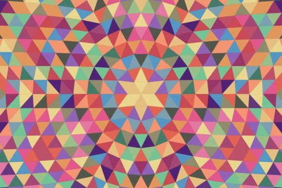 Download Triangle Mosaic Mandala Background - Premium Bundle