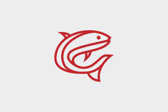 Download Fish Minimalist Logo Design Premium - Sign Collection