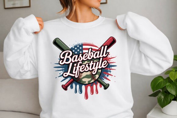 Download Baseball Lifestyle USA Patriotic Design - Sign Collection