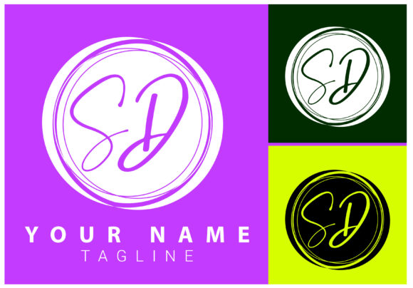 Download SD Initial Letter Signature Logo Design - Sign Collection
