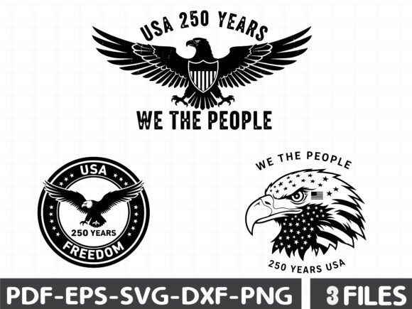 Download USA 250 Years We the People Eagle Design - Sign Collection