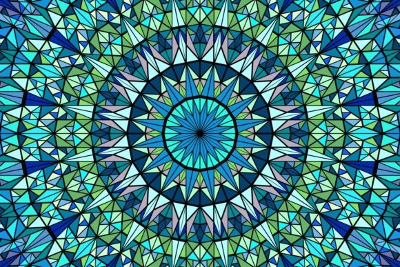 Download Triangle Mosaic Mandala Background - Premium Bundle