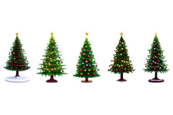 Download Christmas Tree with Colorful Design - Sign Collection