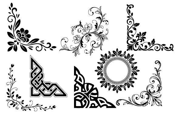 Download Floral Ornamental Designs Digital Art - Sign Collection