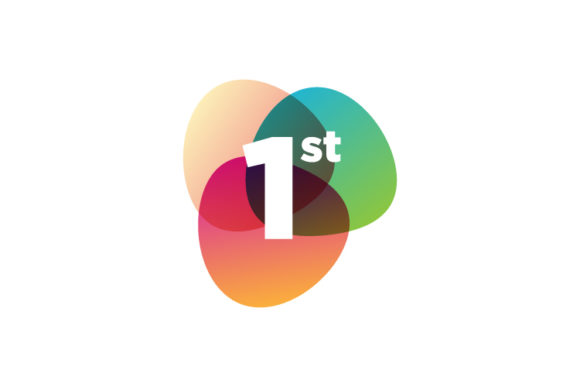 Download Number First Logo Colorful Design Vector - Sign Collection