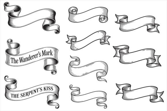 Download Multipurpose Ribbon Logo Design Bundle - Sign Collection