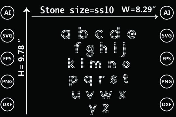 Download Letter, Alphabet, Font Rhinestone Design - Sign Collection