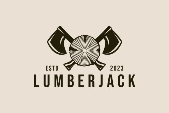 Download Hand Ax Lumberjack Vintage Logo, Icon - Hand Collection
