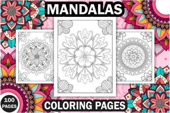 Download 100+ Mandalas Coloring Pages Bundle -KDP - Mandala Collection