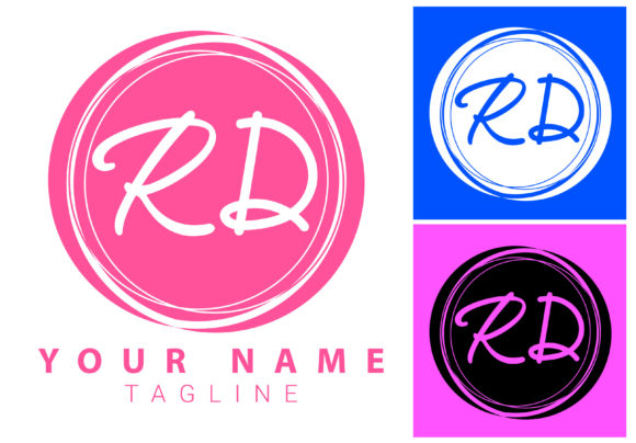 Download RD Initial Letter Signature Logo Design - Sign Collection