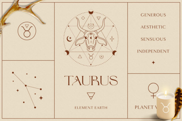 Download Taurus Zodiac Sign Logo Branding Designs - Sign Collection