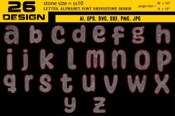 Download Letter, Alphabet, Font Rhinestone Design - Sign Collection