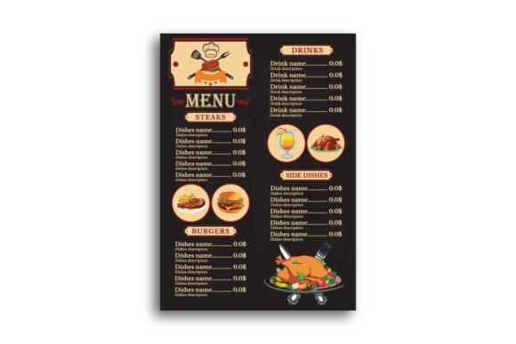 Download Restaurant Menu Design Template - Sign Collection