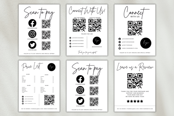 Download Qr Code Sign Bundle for Small Business - Sign Collection